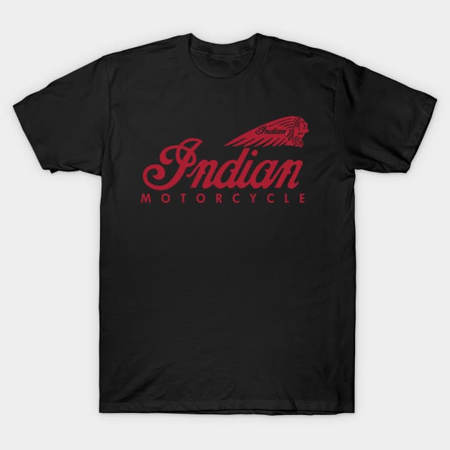 Indian Motorcycle Logo T-Shirt by funkymonkeytees